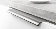 Zawiasy, okucia i inne akcesoria - Uchwyt meblowy krawędziowy Ona 1440 Aluminiowy srebrny - miniaturka - grafika 1