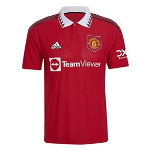 adidas Męski T-shirt MuFC H JSY T-Shirt, real red, 2XL - Koszulki męskie - miniaturka - grafika 1