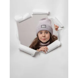 Czapka Jamiks Cornelia JZF305 Fioletowy - Czapki dla dzieci - miniaturka - grafika 1