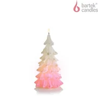 Świece - Świeca choinka bezzapachowa z diodą 15 cm mix kolorów - miniaturka - grafika 1