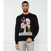 Swetry męskie - Iceberg Sweter ICEBERG X LOONEY TUNES | Loose fit - miniaturka - grafika 1