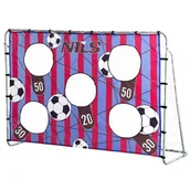 Piłka nożna - Nils NT7788 2w1 BRAMKA Z SIATKĄ I PANELEM DO CELOWANIA 215x150cm - miniaturka - grafika 1