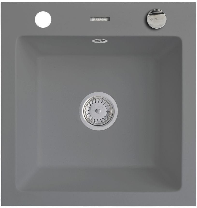 Pyramis Zlew. CALEA 48x50 1B szary beton