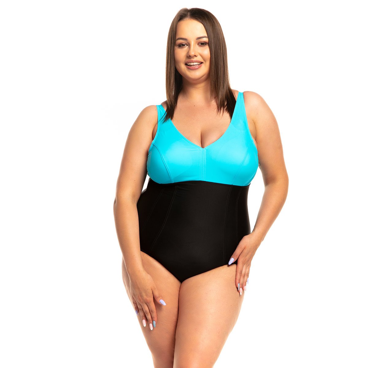 Strój damski czarny j.turkus 4XL