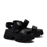 Sandały damskie - Damskie Sandały TIMBERLAND ADLEY WAY SANDAL 2 BAND TB0A5URZ0151 – Czarny - miniaturka - grafika 1