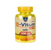 Witaminy i minerały - D-vitum Forte 2000 j.m. Żelki - miniaturka - grafika 1