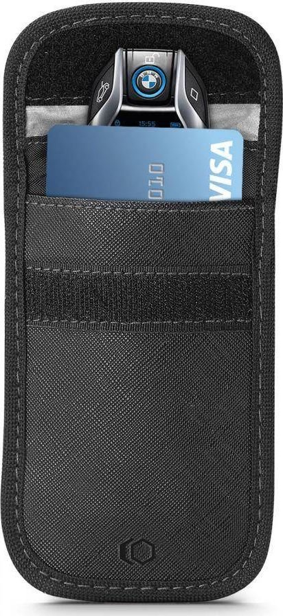 Tech-Protect KLATKA FARADAYA TECH-PROTECT V1 KEYLESS RFID SIGNAL BLOCKER CASE CROSS BLACK