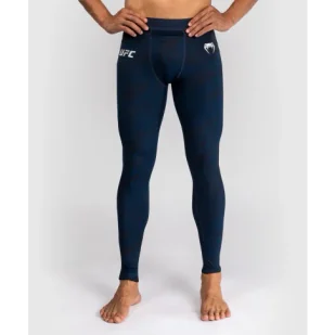 UFC Venum Legginsy Fusion Fight Week Performance Oceanic Blue - Kimona, stroje i obuwie - miniaturka - grafika 1