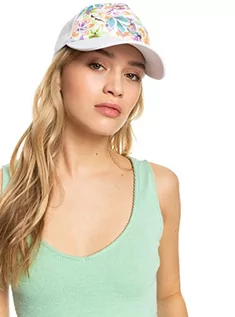 Czapki damskie - Roxy czapka z daszkiem Trucker biała One Size - grafika 1