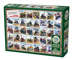 Puzzle, Kolej w Stanach Zjednoczonych, 1000 el. - Puzzle - miniaturka - grafika 1