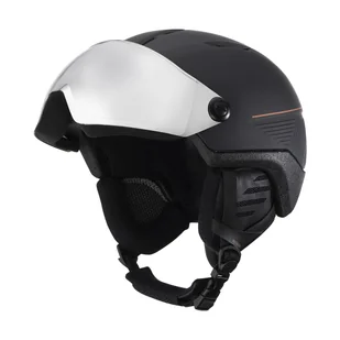 Męski Kask ROSSIGNOL FIT VISOR IMPACTS PHOTOCHROMIC RKNHG01 – Czarny - Kaski narciarskie - miniaturka - grafika 1