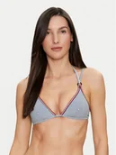 Stroje kąpielowe - Tommy Hilfiger Góra od bikini UW0UW05329 Niebieski - miniaturka - grafika 1