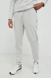 Spodnie męskie - Outhorn spodnie dresowe męskie kolor szary z aplikacją - grafika 1