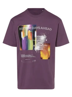 Tom Tailor Denim - T-shirt męski, lila - Koszulki męskie - miniaturka - grafika 1