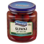 Mieszanki warzywne, sałatki - ProVitus Śliwki w occie 480 g - miniaturka - grafika 1
