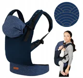 Nosidełka dla dzieci - Momi Nosidełko tekstylne z kapturem 5Y40AS 5Y40AS SAM  One size - miniaturka - grafika 1