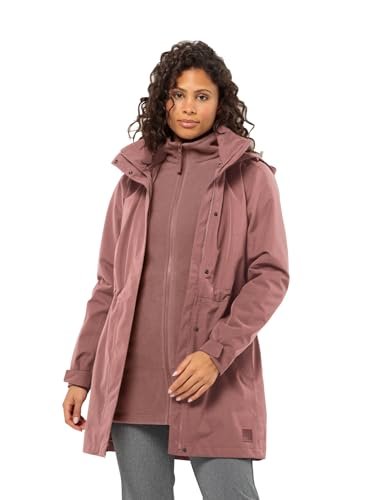 Jack Wolfskin Ottawa Płaszcz Kurtka, Afterglow, L Kobiety