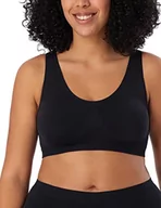 Biustonosze - Schiesser Damski biustonosz bezszwowy - bezszwowy lekki, czarny, XL - miniaturka - grafika 1