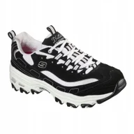 Buty sportowe damskie - Buty damskie Skechers D'Lites Biggest Fan black/white/silver 37 Eu - miniaturka - grafika 1