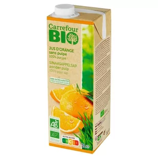 Carrefour Bio Sok pomarańczowy 1 l - Soki i napoje niegazowane - miniaturka - grafika 1