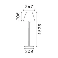 Lampy ogrodowe - Ideallux Lampa stojąca zewnętrzna Ideal Lux Arcadia, antracyt, wysokość 154 cm - miniaturka - grafika 1