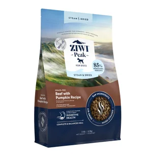 Ziwi Peak Steam & Dried, wołowina z dynią - 3,2 kg - Sucha karma dla psów - miniaturka - grafika 1