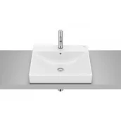 Umywalki - ROCA A32768L000 ONA Umywalka blatowa 50x45 cm z otworem na bateri? Fineceramic? - miniaturka - grafika 1