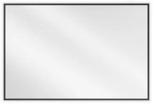 Mexen Loft lustro łazienkowe prostokątne 90 x 60 cm, rama czarna - 9852-090-060-000-70 - Lustra - miniaturka - grafika 1