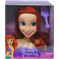 Lalki dla dziewczynek - Lalka JUST PLAY Disney Princess Głowa do stylizacji Arielka Mała syrenka 87506 - miniaturka - grafika 1