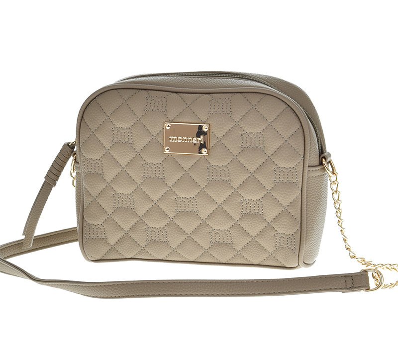 Monnari torebka damska listonoszka beż taupe