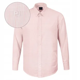 KOSZULA Męska w PASKI z Długim Rękawem LNIANA Regular Fit Pako Jeans - Koszule męskie - miniaturka - grafika 1