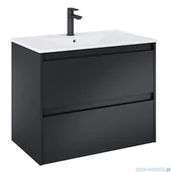 Szafki łazienkowe - Roca Claudia szafka łazienkowa 80x45x63 CZARNY MAT A857795532 | - miniaturka - grafika 1