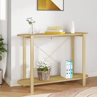 Konsole i sekretarzyki - vidaXL Stolik konsolowy, 110x38x75 cm, materiał drewnopochodny - miniaturka - grafika 1