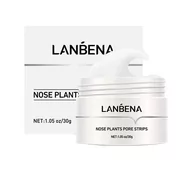 Maseczki do twarzy - Plastry na wągry Lanbena Nose Plants krem na wągry - miniaturka - grafika 1