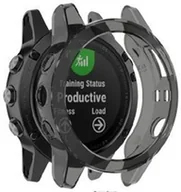 Akcesoria do pulsometrów i zegarków sportowych - Silikonowe Etui Do Garmin Fenix 5 - miniaturka - grafika 1