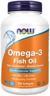 Witaminy i minerały - Now Foods Omega-3 1000 mg - 180 kapsułek - miniaturka - grafika 1