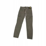 Spodnie damskie - Materiałowe spodnie damskie TOMMY HILFIGER XS - miniaturka - grafika 1
