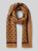 Apaszki i szaliki damskie - Szal ze wzorem z logo model ‘KATYA’ - miniaturka - grafika 1