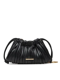 Calvin Klein Torebka Drawstring Plisse Conv Mini Cb P LV04F3077G Czarny - Torebki damskie - miniaturka - grafika 1