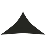 Parasole ogrodowe - vidaXL Żagiel przeciwsłoneczny, 160 g/m, czarny, 5x5x6 m, HDPE 311760 - miniaturka - grafika 1