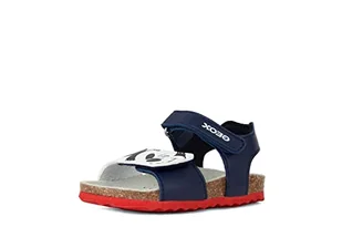Geox Chłopięce B Chalki Boy sandały, Navy Optic White, 24 EU - Buty dla chłopców - miniaturka - grafika 1