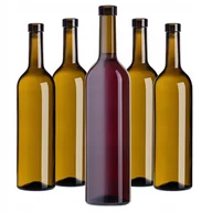 Domowy wyrób alkoholu - BUTELKI DO WINA 0,75L 750 ml BUTELKA SZKLANA NA WINO NALEWKI OLIWKA 30 szt - miniaturka - grafika 1