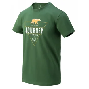 T-Shirt Helikon-Tex Journey To Perfection - Monstera Green - Odzież taktyczna i umundurowanie - miniaturka - grafika 1