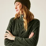 Bluzy sportowe damskie - Regatta Polar damski rozsuwany Mayse Zielony, Rozmiar: 46 - miniaturka - grafika 1