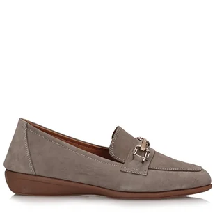 Klasyczne beżowe mokasyny Toscanio ALBI 26142202K - 40 - Mokasyny damskie - miniaturka - grafika 1