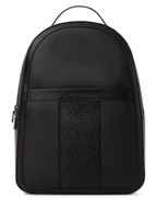 Plecaki - Tommy Hilfiger Plecak męski Mężczyźni Sztuczna skóra czarny jednolity, ONE SIZE - miniaturka - grafika 1