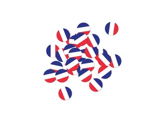 Congee.pl Konfetti Flaga Francji - 36 szt. KONF-FRA - Dekoracje sali - miniaturka - grafika 1