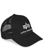 Czapki damskie - Czapka ALPHA INDUSTRIES TRUCKER BASIC czarna 186902 03 - miniaturka - grafika 1