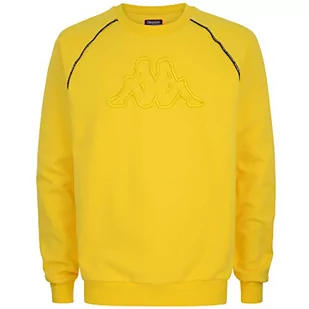 Kappa Logo Tape Bain męska bluza żółty żółty S 304WP60 - Bluzy męskie - miniaturka - grafika 1