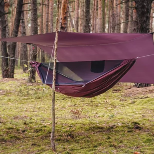 Hamak Lesovik DRAKA burgundy ron - Survival - akcesoria - miniaturka - grafika 2